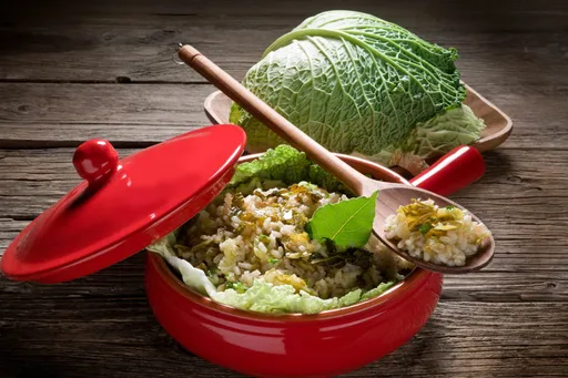 Risotto con la verza