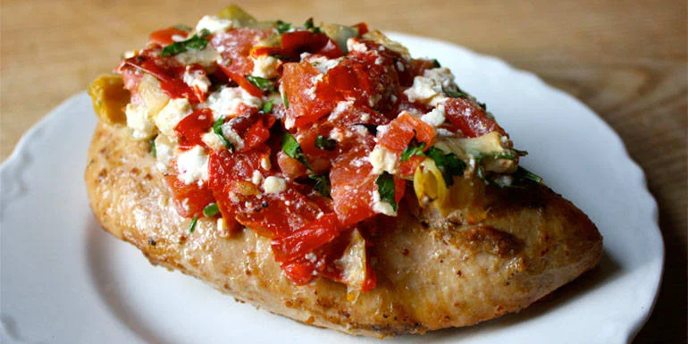 Chicken Breast With Feta and Artichoke