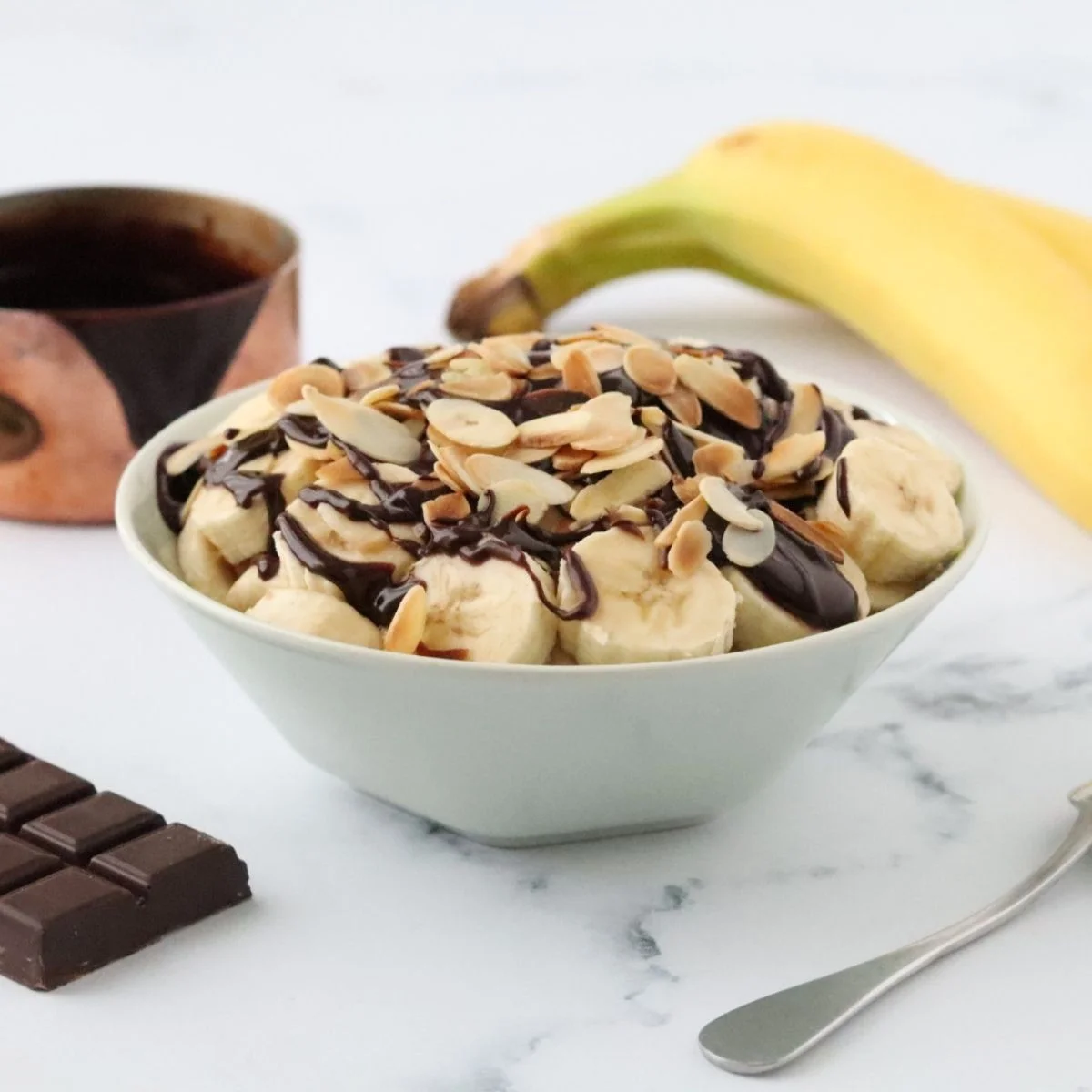 Merienda saludable de chocolate fácil y rápida