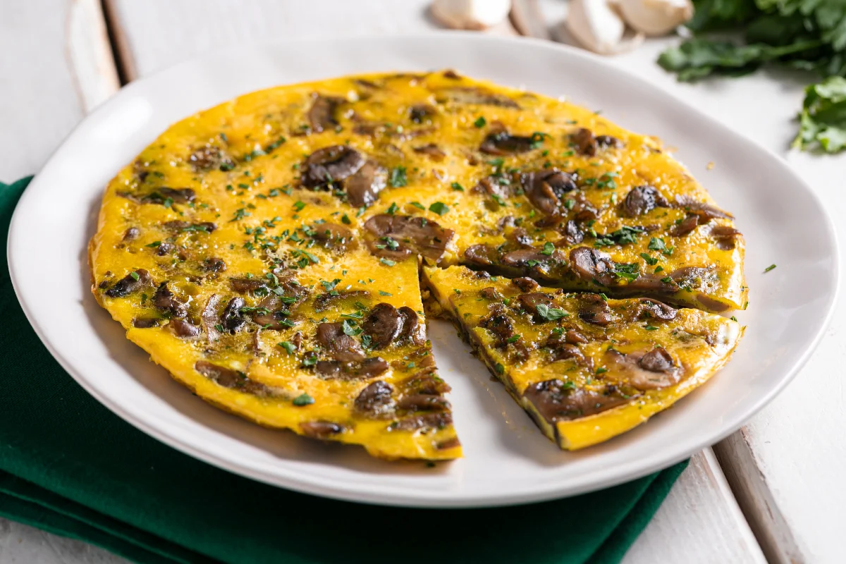 Tortilla de champiñones