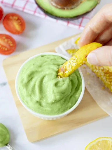 Creamy Vegan Avocado Mayo Without Eggs or Oil