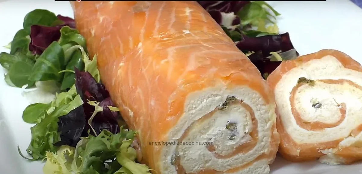 Rocambole de salmão