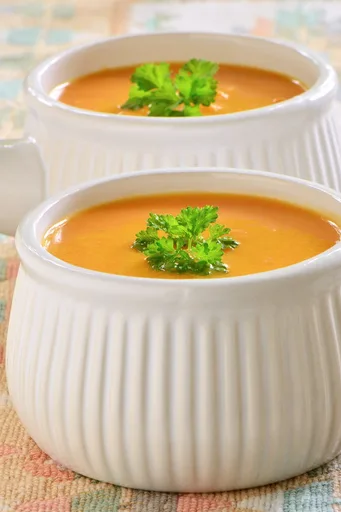Soupe d’hiver saine sans produits laitiers