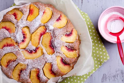 Peach cake