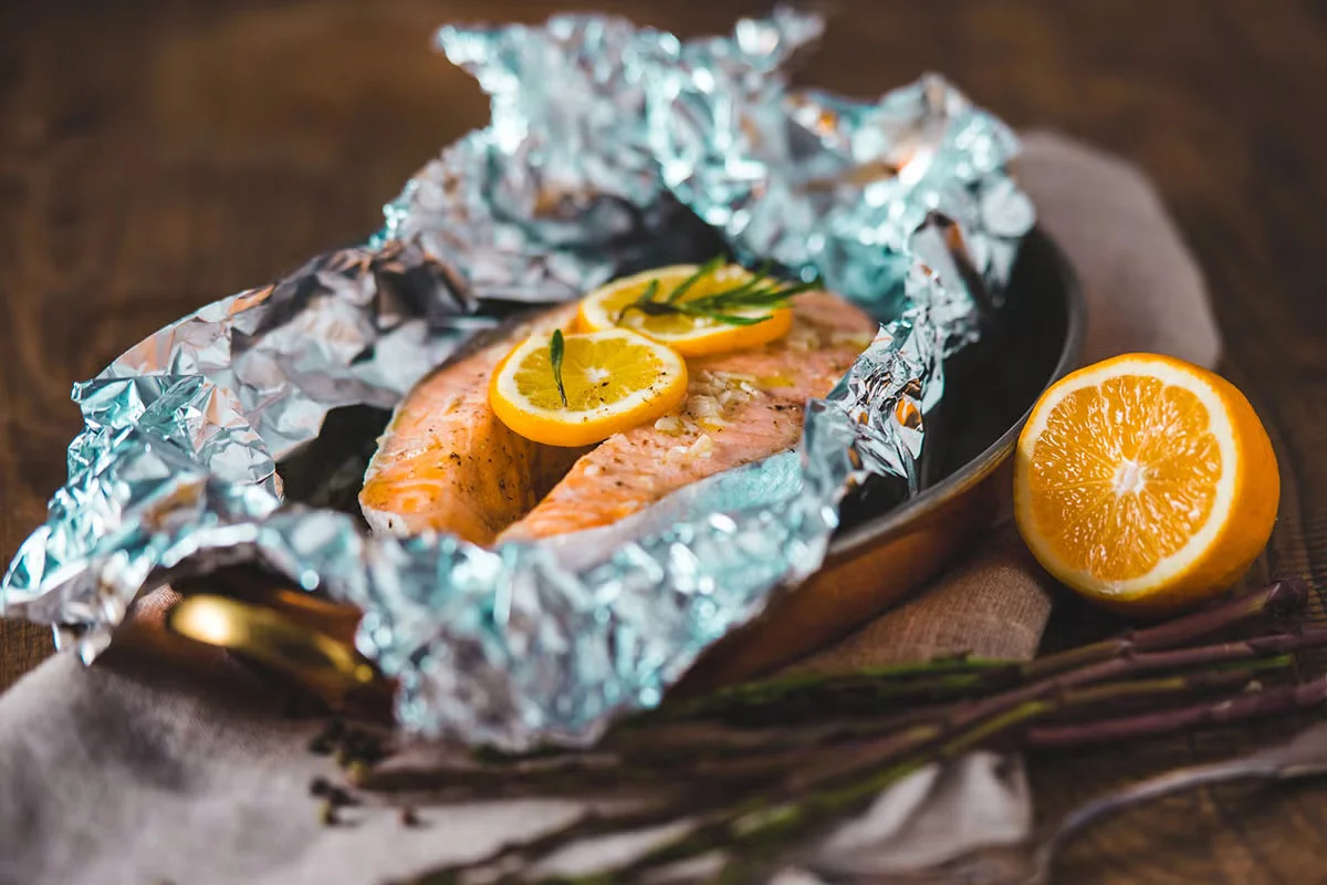 Saumon en papillote