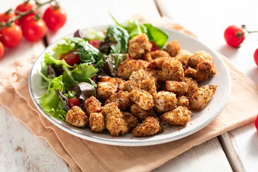 Hähnchen-Häppchen aus der Heißluftfritteuse
