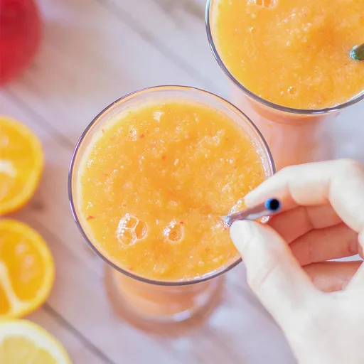 Orange Apple Carrot Smoothie (No Banana)