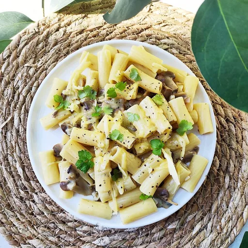 Cheesy Mushroom Rigatoni