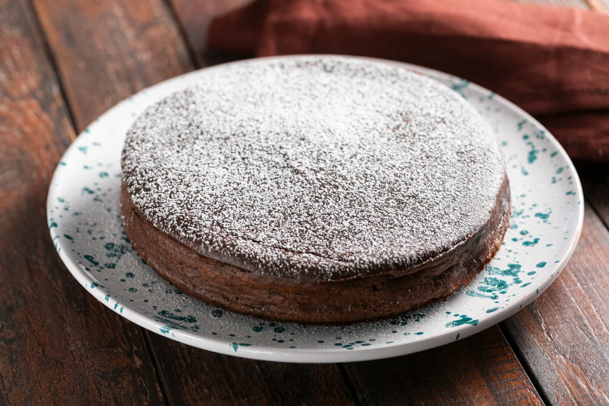 Tarta de ricotta y cacao sin harina