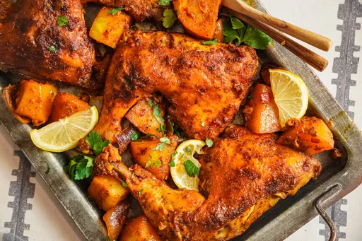 Middle Eastern Spiced Baked Chicken
