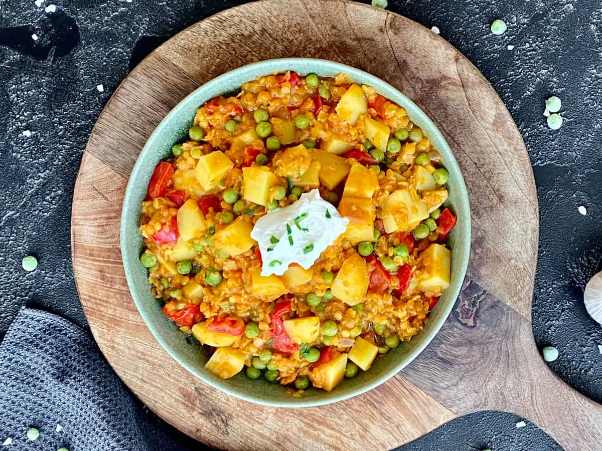 Veganer Linseneintopf