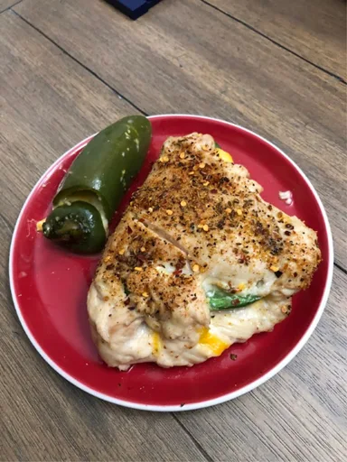 Cheesy Jalapeno Stuffed Chicken Breast