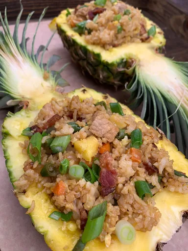 Gluten Free Bacon and Pineapple Fried Rice