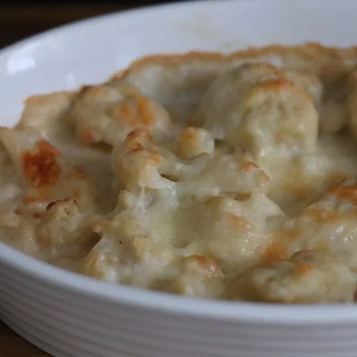 Cauliflower gratin with béchamel