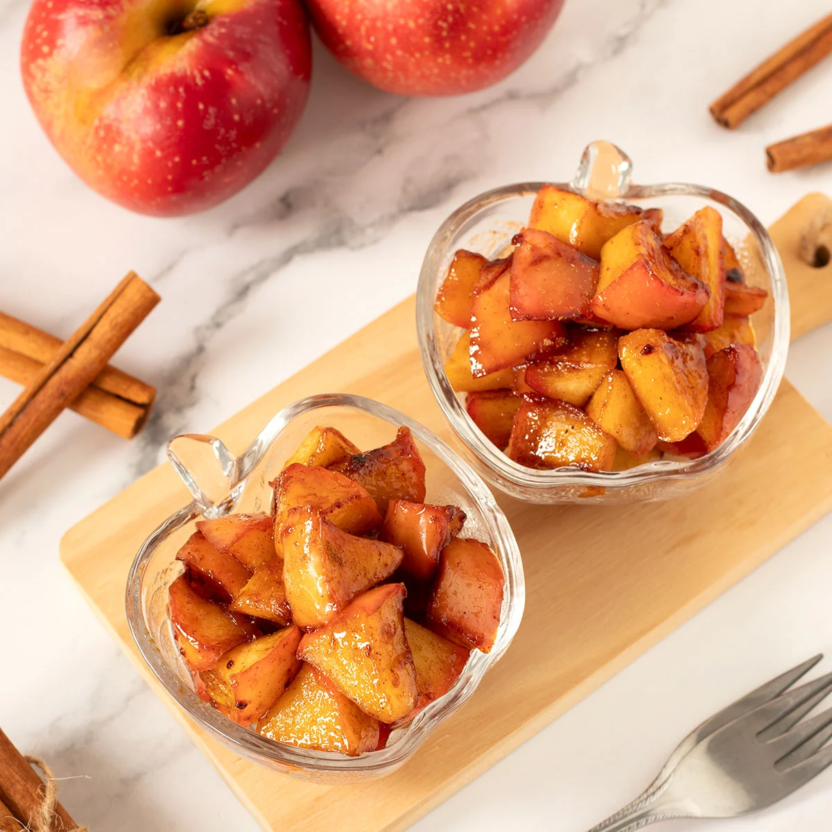 Caramelized Apples With Brown Sugar