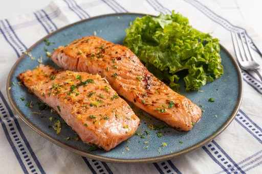 Filete de salmón a la sartén