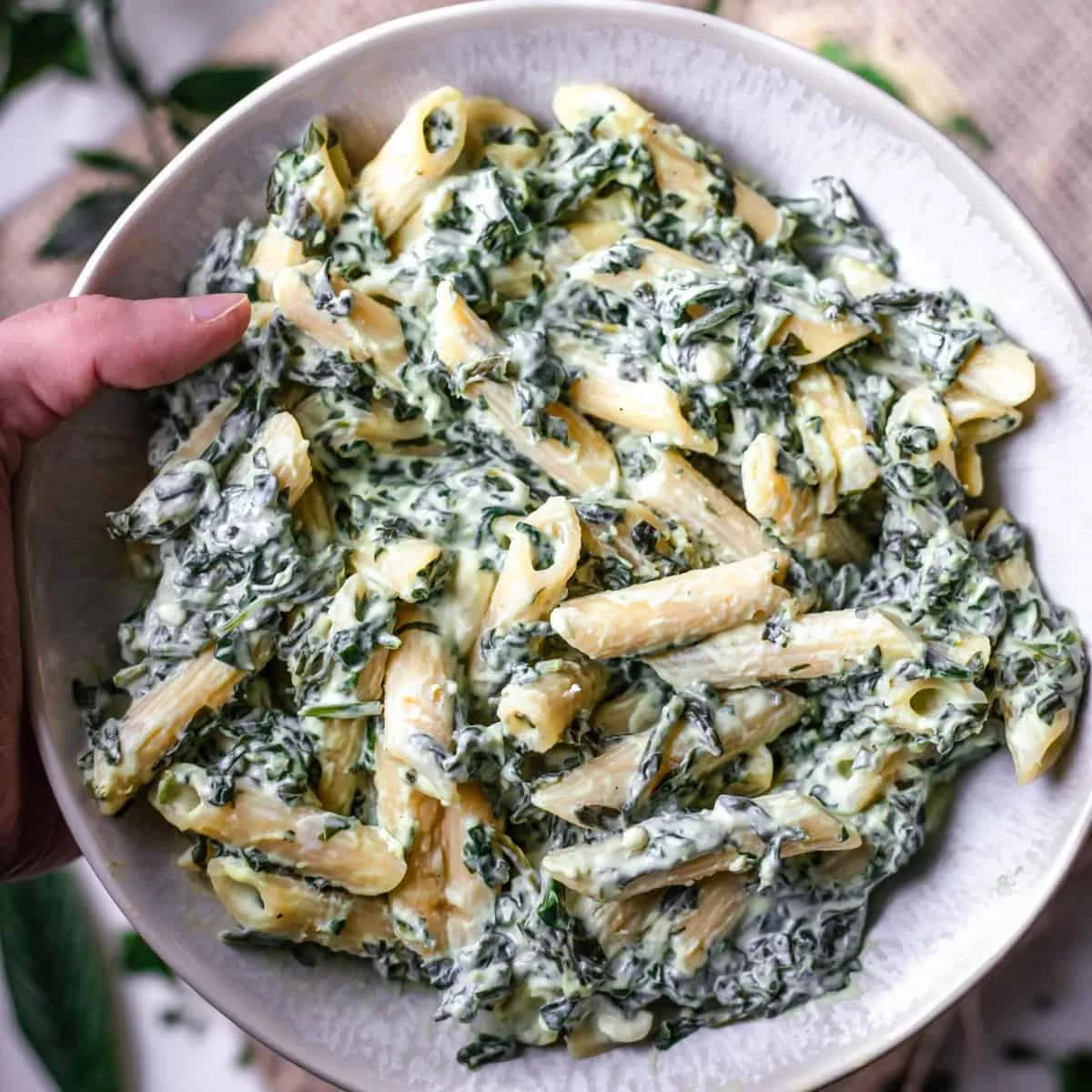 Creamy Spinach Pasta