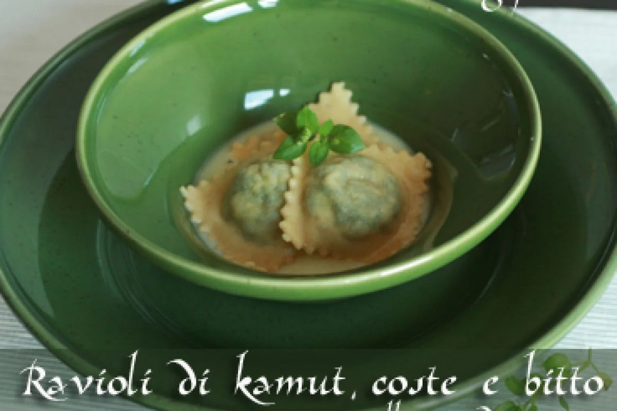 Ravioli di Kamut® con bietole e Bitto
