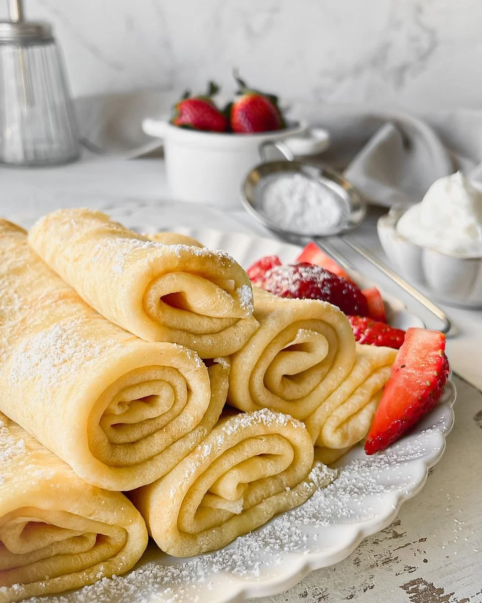 Crêpes francesas caseras