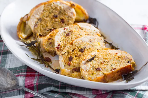 Poulet farci de fête