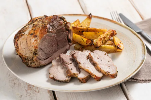 Rôti de porc aux pommes de terre