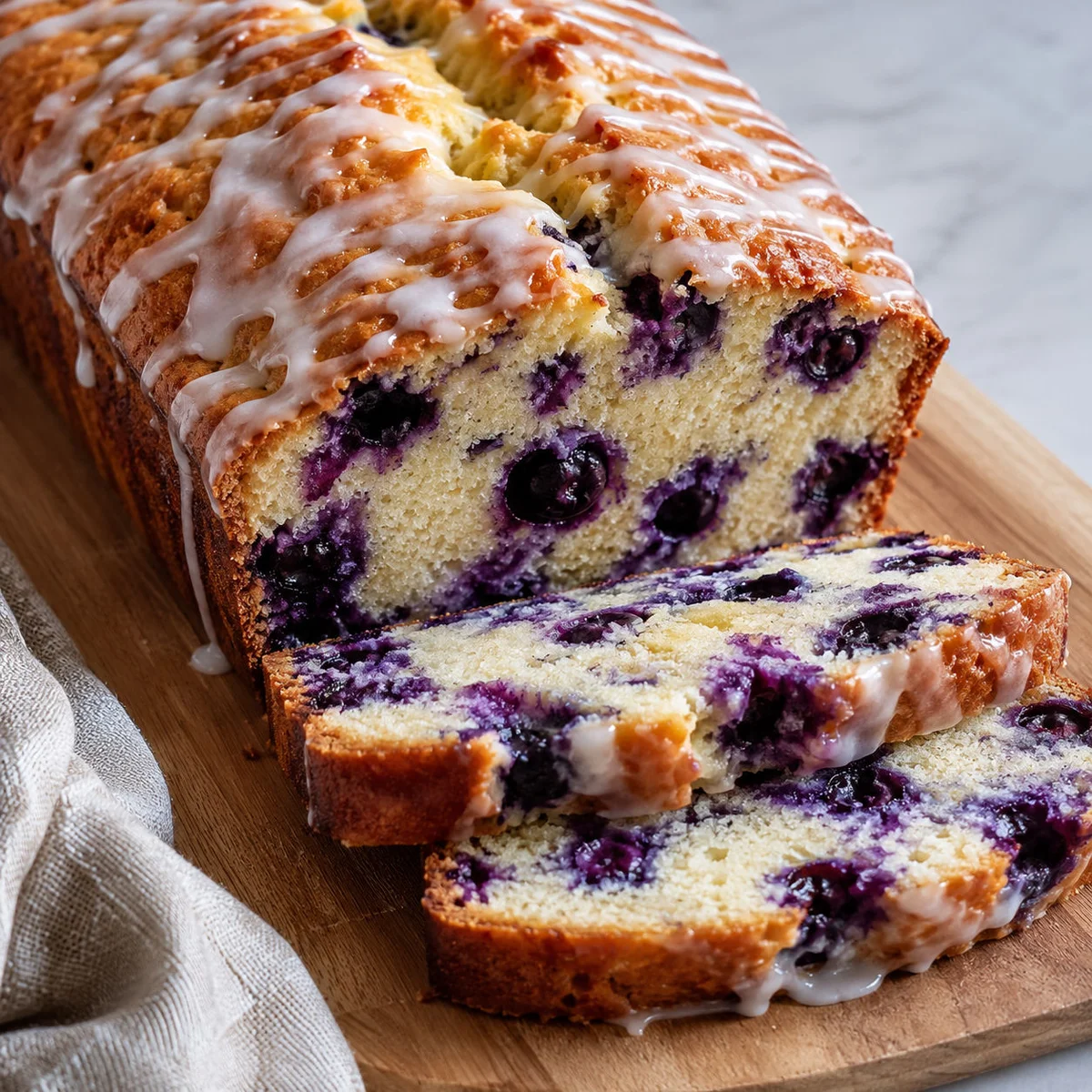 Blueberry Pound Cheese Loaf