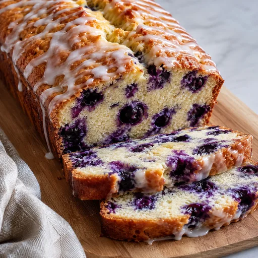 Blueberry Pound Cheese Loaf