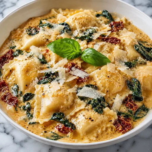 Cena de raviolis toscanos