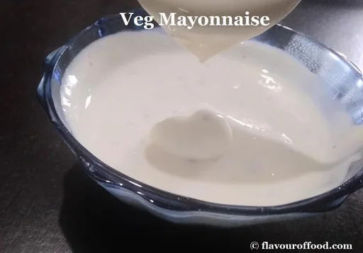 Veg Mayonnaise Recipe | Eggless Mayonnaise