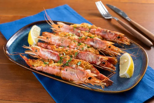 Gamberi gratinati