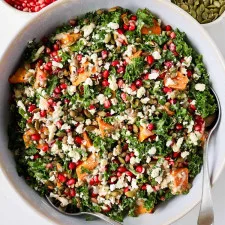 Kale & Pomegranate Salad