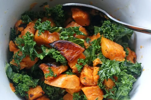 Kale & Roasted Sweet Potato