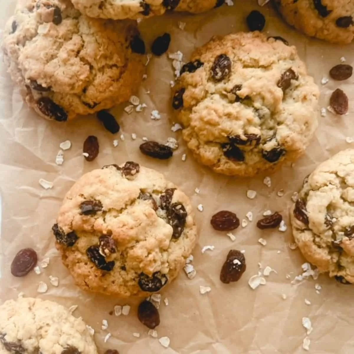 Biscotti d’avena e uvetta senza glutine