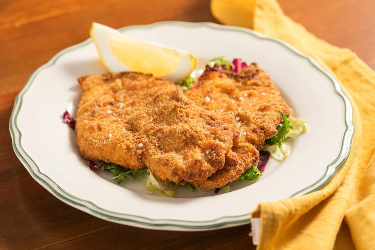 Panierte Hähnchenfilets aus der Heißluftfritteuse