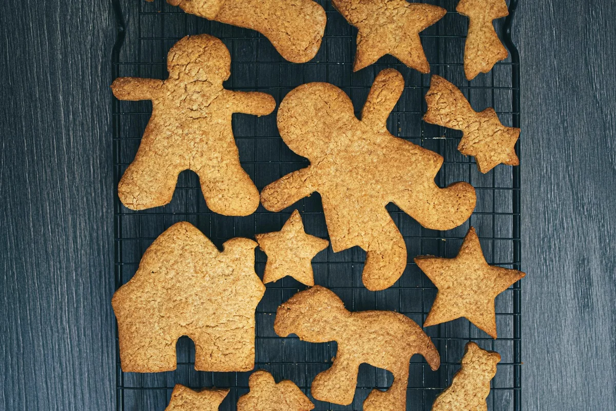 Biscotti vegani allo zenzero senza glutine
