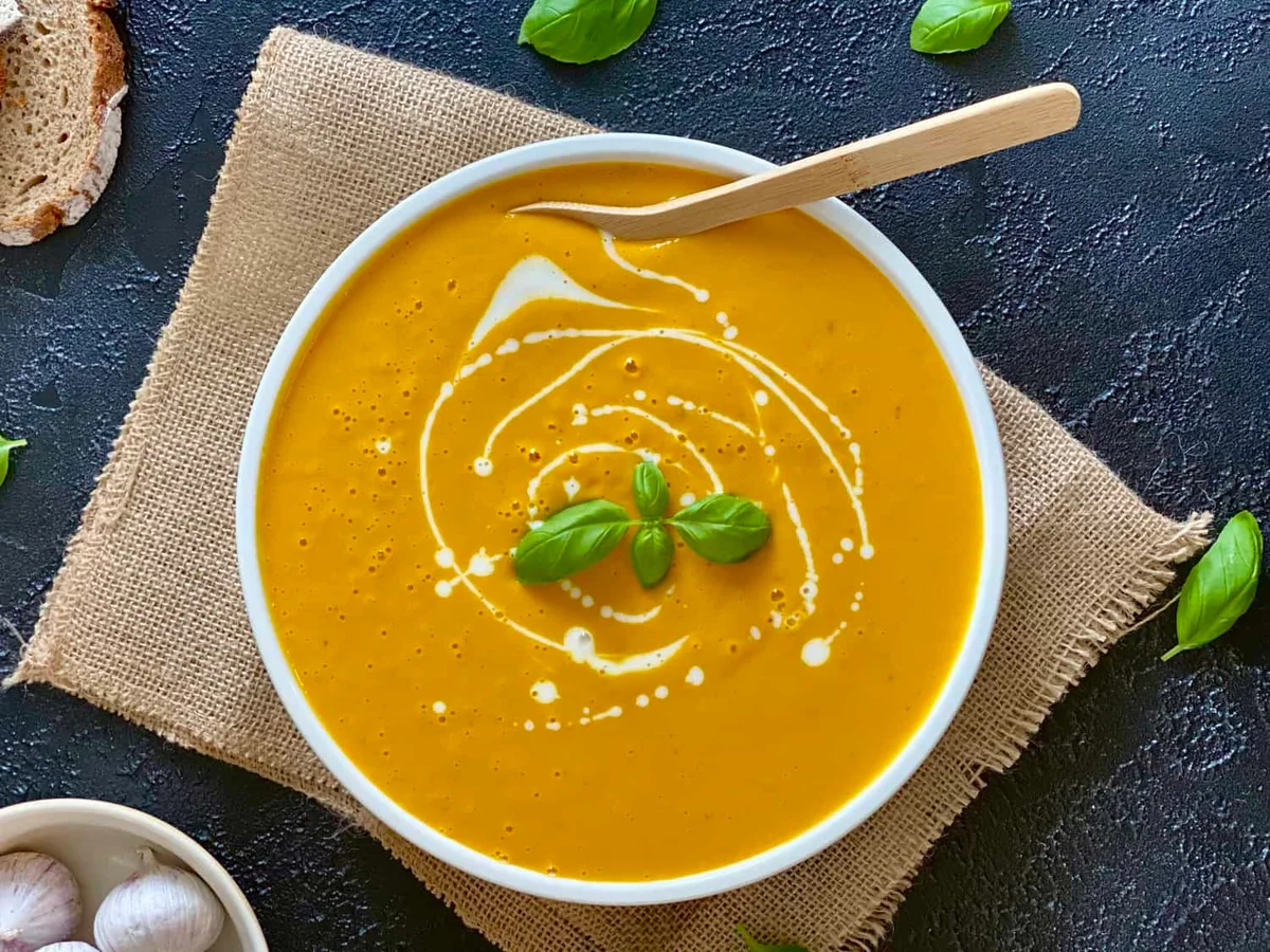 Kürbissuppe aus dem Ofen