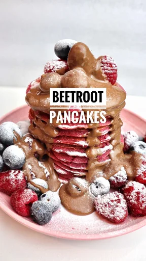 Vegan Beetroot Pancakes