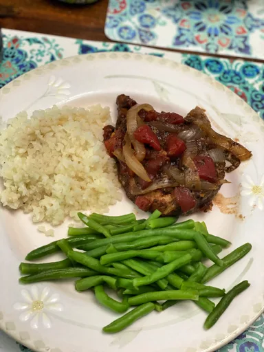 Peitos de frango braseados com balsâmico