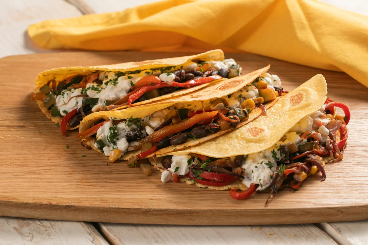 Tacos vegetarianos