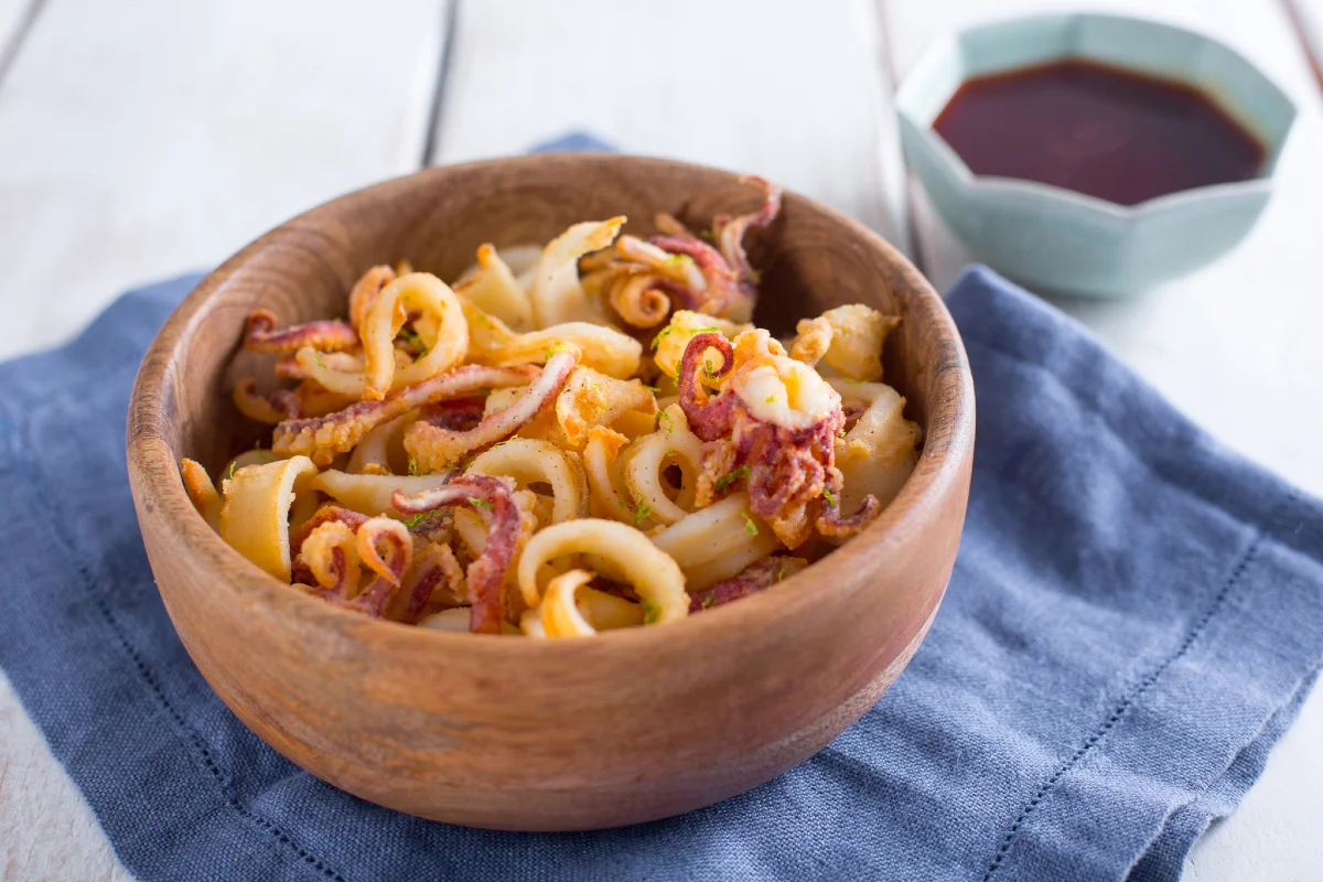 Frittura di calamari al lime