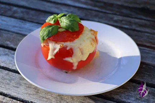Tomates rellenos de arroz