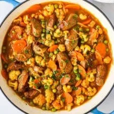 Healthier Curried Sausages