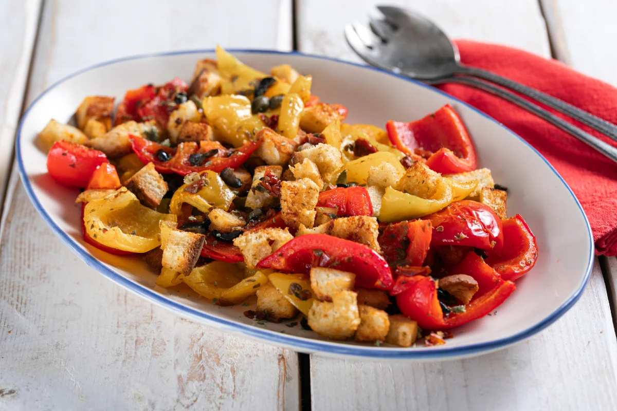 Peperoni al forno saporiti