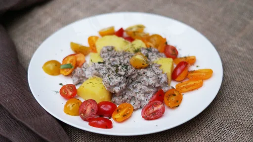 Swedish Meat Sauce with Potatoes