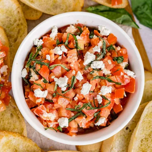 Bruschetta mit Ziegenkäse