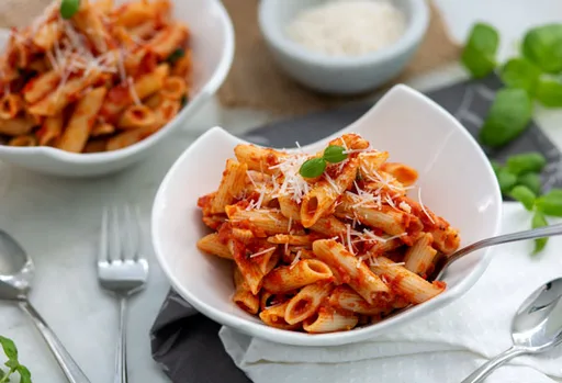 Glutenfreie Penne all'arrabbiata