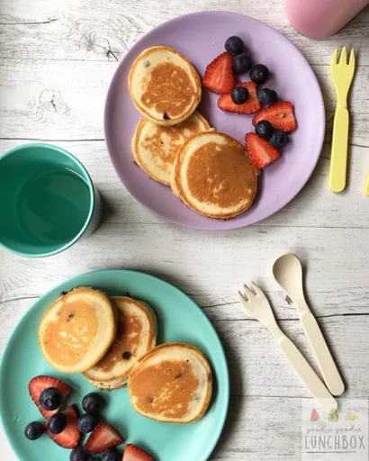 Peanut Butter Chocolate Chip Pancakes