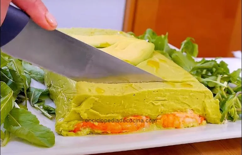 Avocado aspic