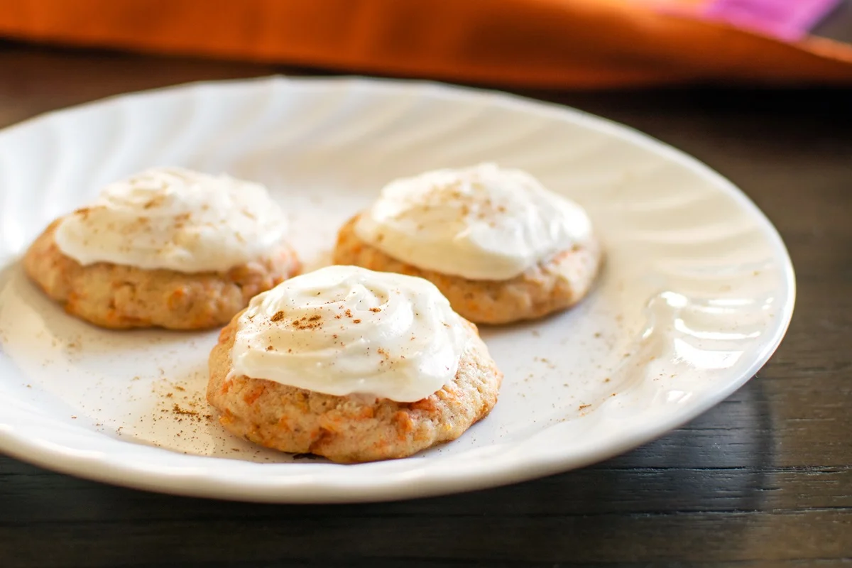 Biscuits à la carotte sans produits laitiers