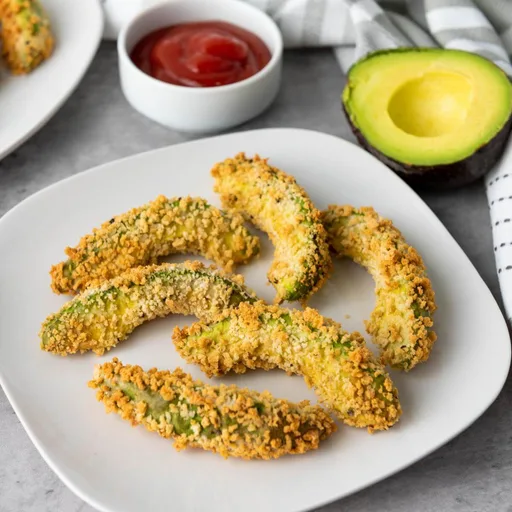 Batatas fritas de abacate